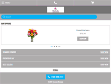 Tablet Screenshot of mitchellsfloral.com